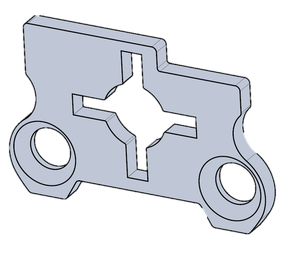MOTOR PLATE – VERTILUX & SCREWS - 9026004 - 1 - Somfy